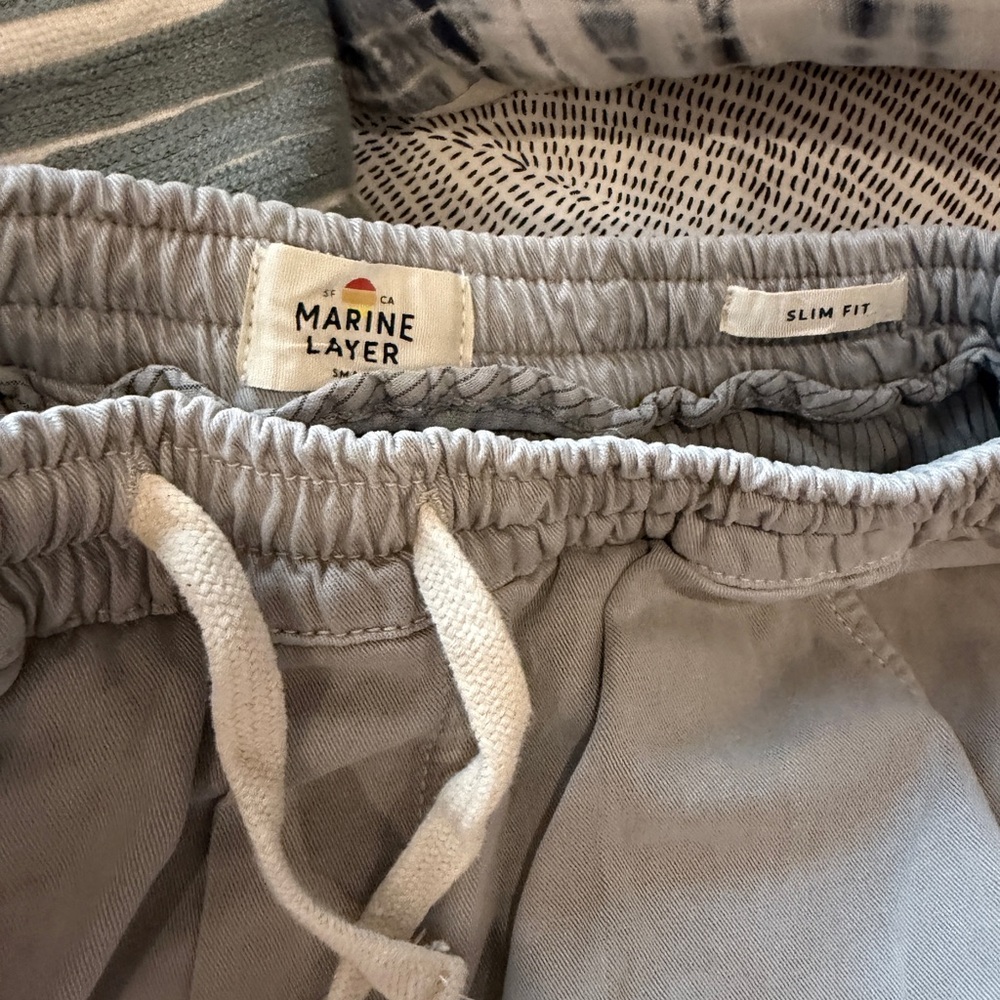 Marine Layer Gray Sweatpants - Picture 2 of 4